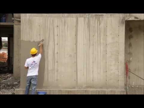 Acabados sin revocos en construcciones de hormigón