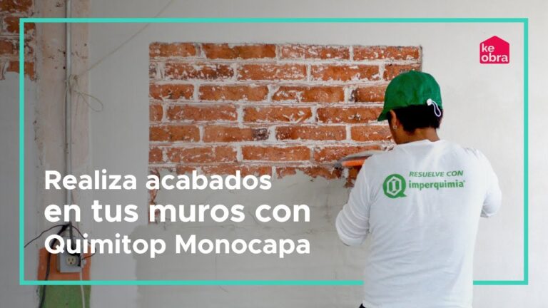 Calidad y durabilidad en revestimiento monocapa