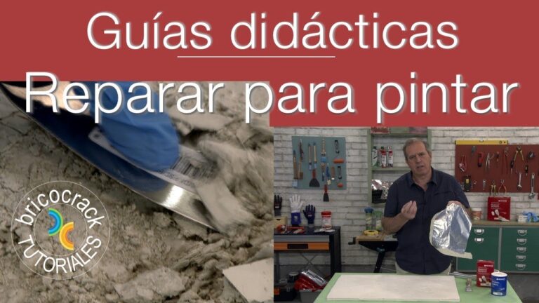 Reparación eficaz de desconchones mediante enlucidos