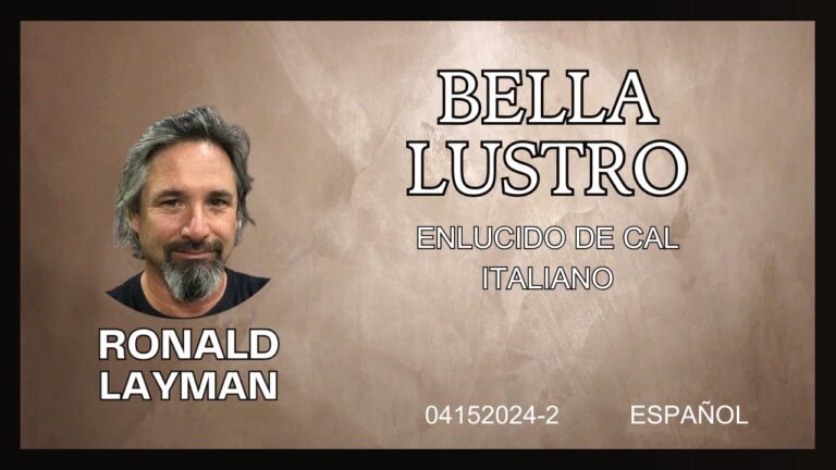 Enlucido artesanal: acabado impecable