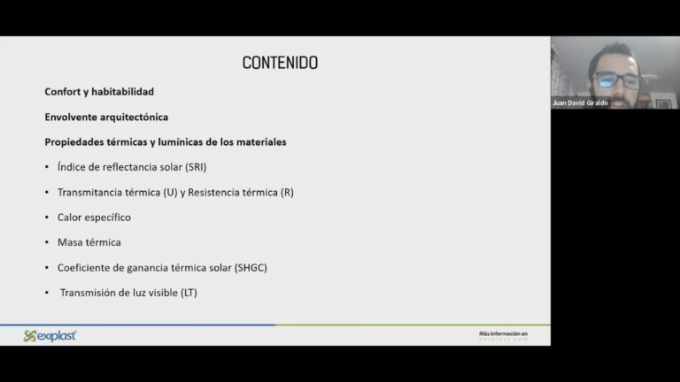 Características de una cubierta térmica envolvente resistente